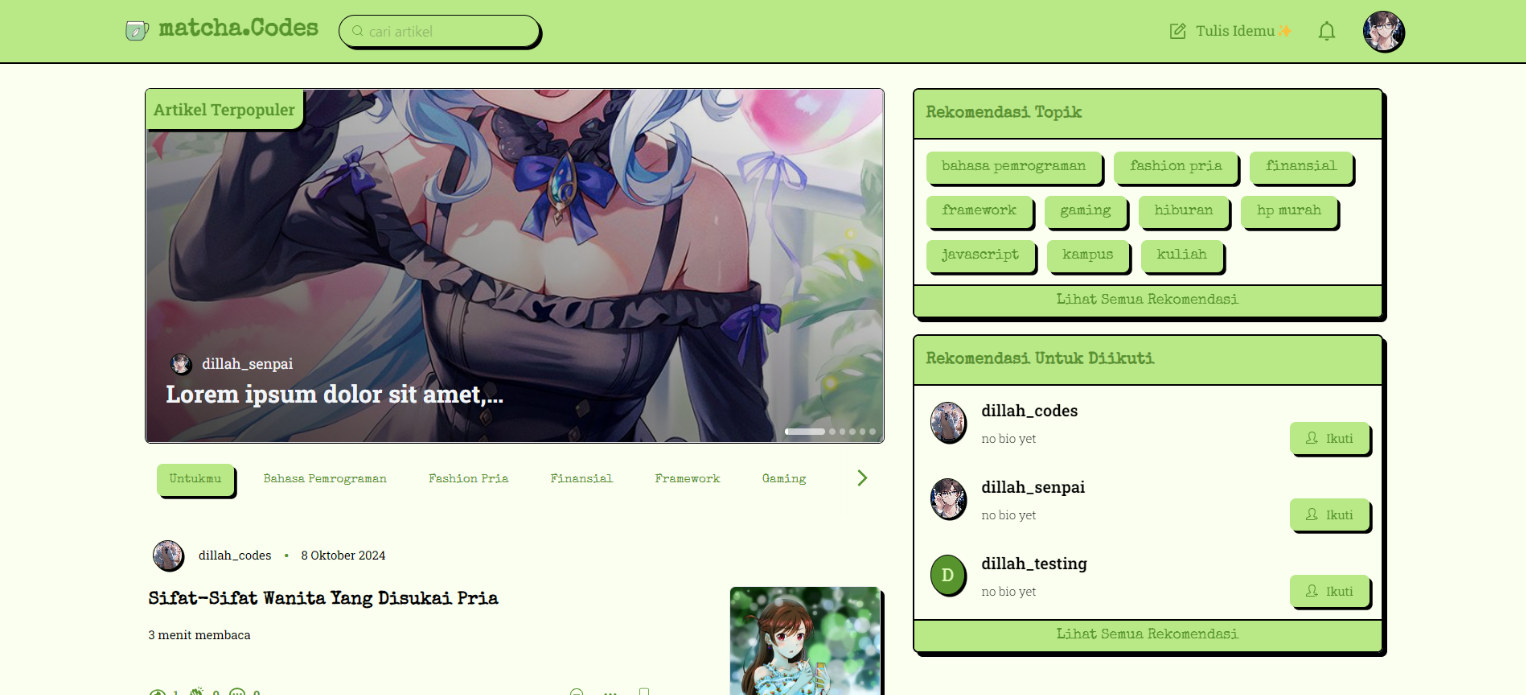Blog Web